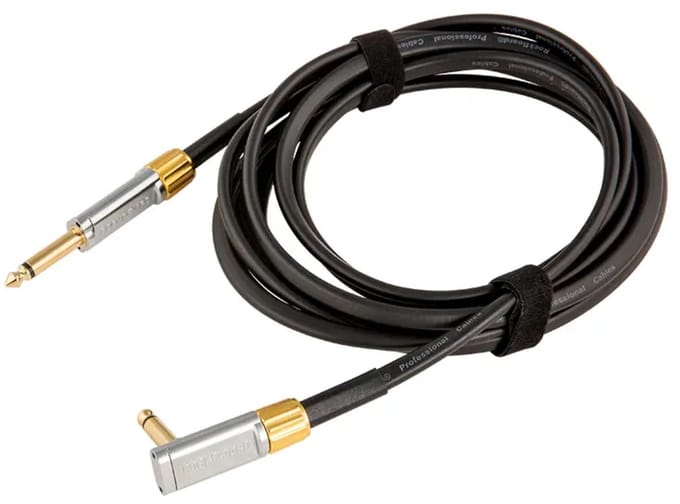 Rockboard Premium Flat Instrument Cable Straight/Angled 3 m - Gitaarkabel