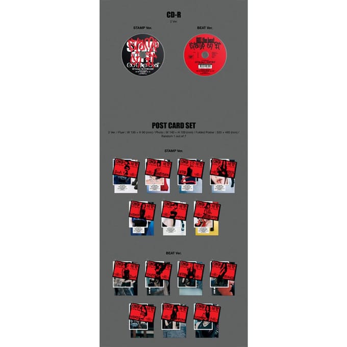 GOT the beat Stamp On It / Het 1e Mini Album Random Ver,No poster red