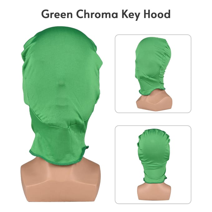 Groene Chroma Key Masker Handschoenen Chromakey Kap Handschoen Onzichtbare Effecten Achtergrond Chroma Keying Groen groen