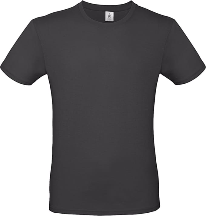 Classic E150 T-shirt B&C Collectie Worn Black Maat L