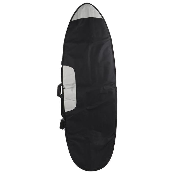 Surfboard Tas Opbergtas met Rits & Schouderband voor Shortboard Longboard Zwart(6.0) gray