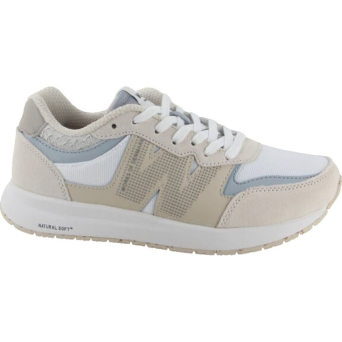 Woden Woden Rigmor Sneakers beige Leer
