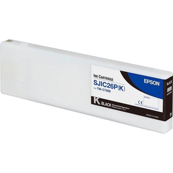 Epson SJIC26P(K) inktcartridge zwart (origineel)