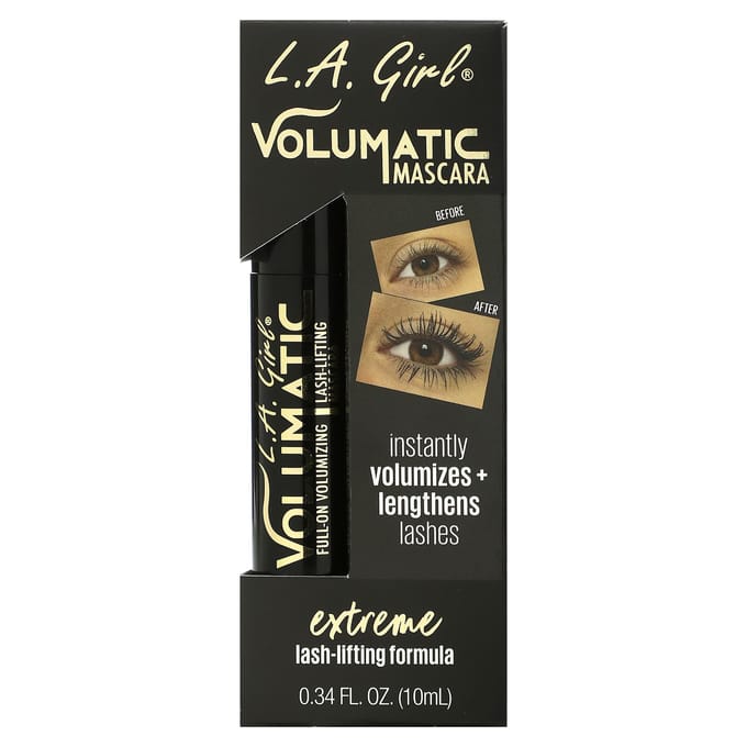 L.A. Girl, Volume Enhancing Mascara, Gms652 Black Brown, 10Ml(0.34Fl Oz) black