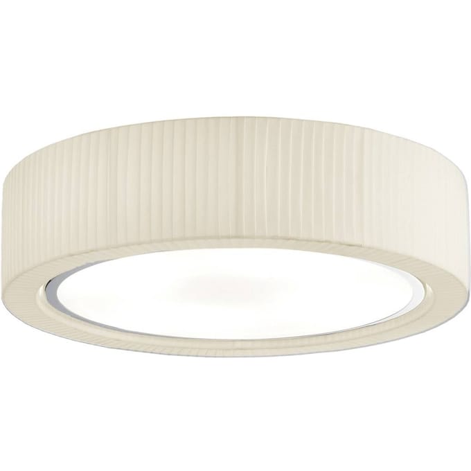 Bover LED plafondlamp Urban, zilver/crèmekleurig, Ø 60 cm