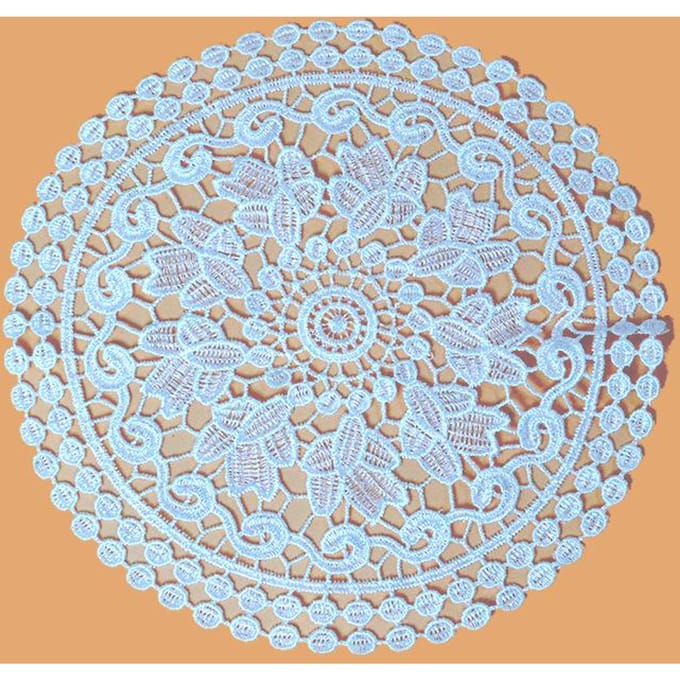 Accessoires de décoration de Table à manger, broderie de fleurs en dentelle ajourée, résistants à la chaleur et antidérapants