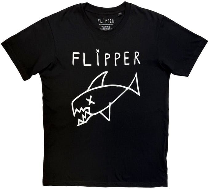 Flipper - Long Fish Heren Tshirt - M - Zwart
