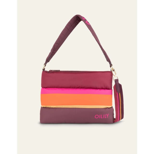 Oilily Favor - Schoudertas - Dames - Ritssluiting - Verstelbare Schouderband - Bruin - One size