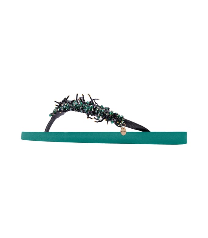 Uzurii | Teenslippers | Dames | Bosgroen | Maat 37/38