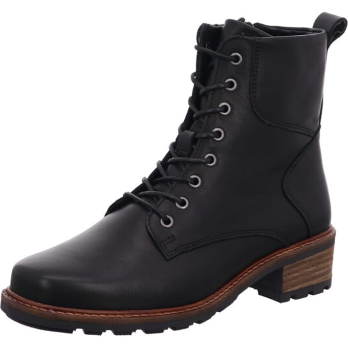 Solidus Kinga Zwarte Veterboot K-Leest