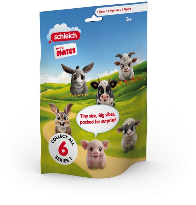 Schleich mini MATES dierenfiguren Serie 1 - verzamel en speel.