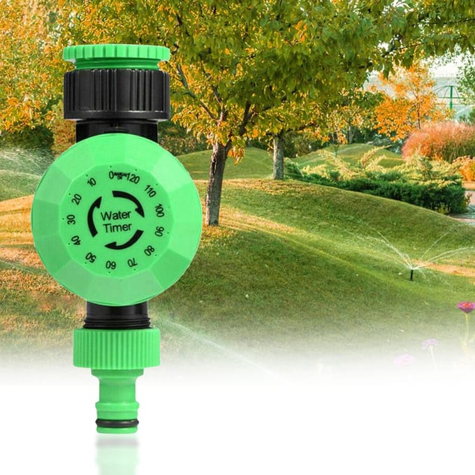 2 uur mechanische bewateringstimer automatische tuinirrigatiesysteemcontroller groen