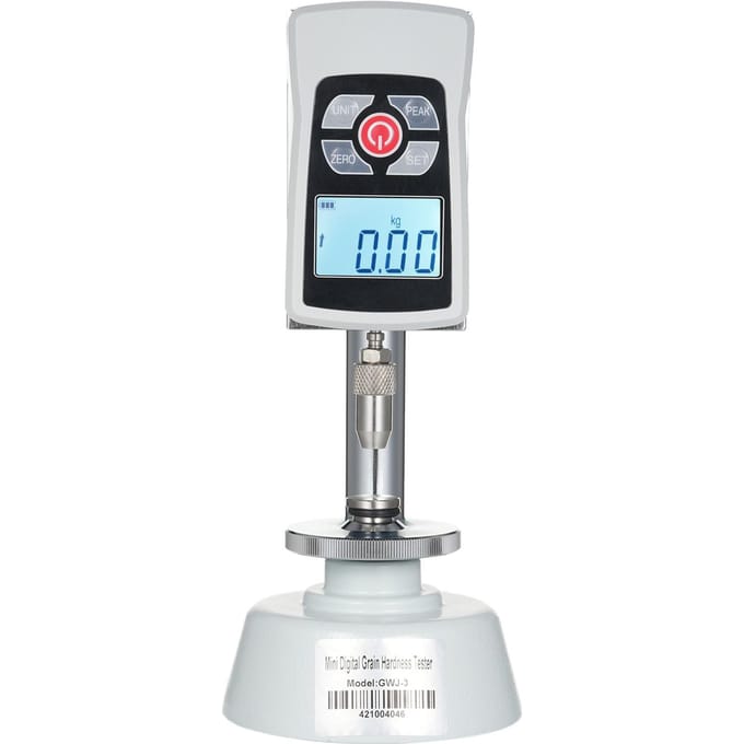 GWJ-3 Digitale Graanhardheidsmeter Mini Graan Durometer voor Zaad Voeder Paddy Rijst Graan grijs