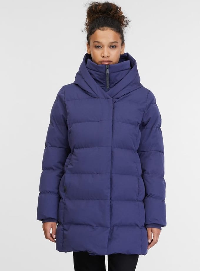 Ragwear Jas Niara blauw padded winterjas Vegan dames - maat S