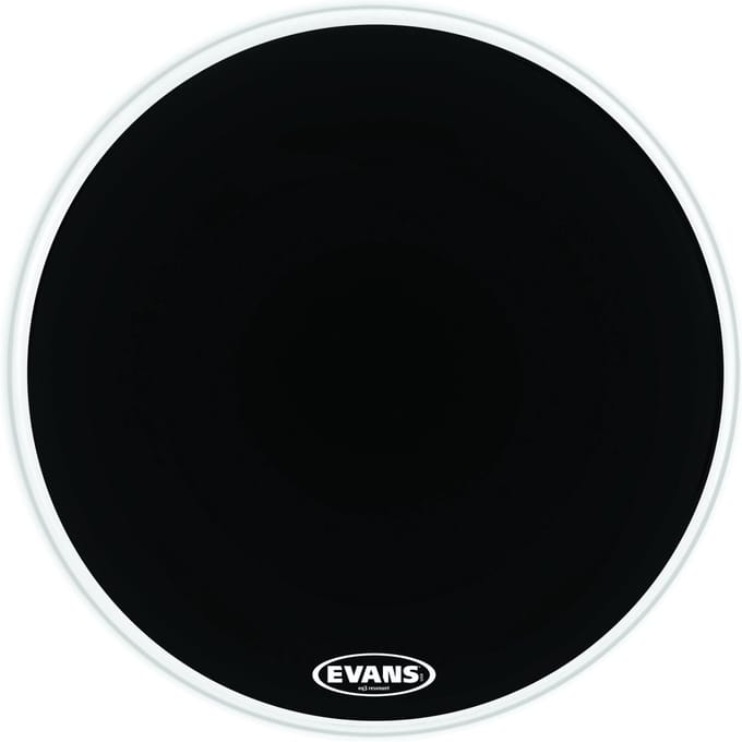 Evans EQ3 Resonant zwart, BD16RB-NP, basDrum Reso, bas Hoop - Bass drumvel