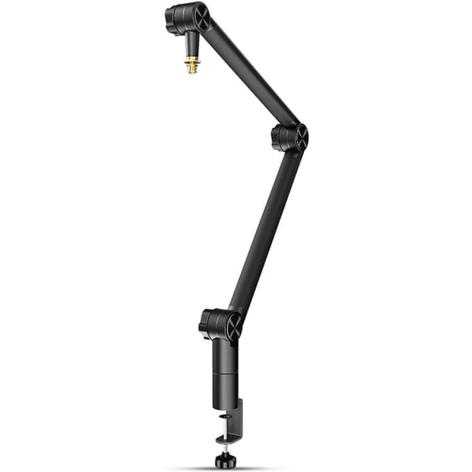 Microfoonstandaard Desktop Universele opvouwbare cantileverbeugel Live zangmicrofoonbeugel zwart