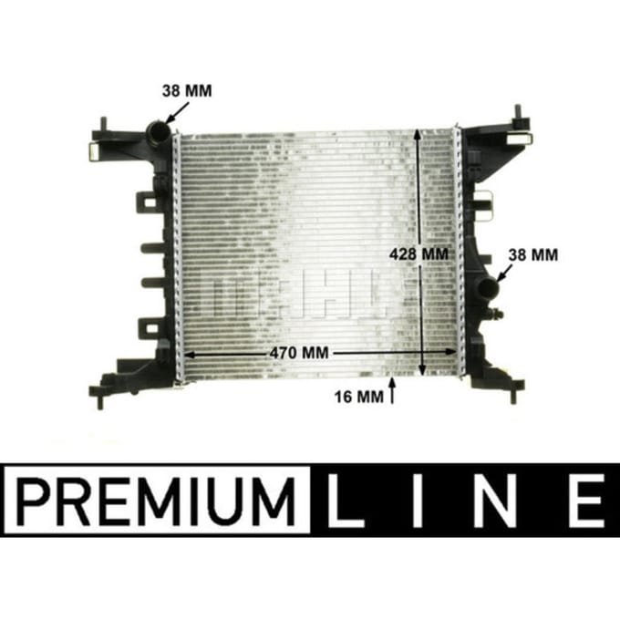Radiator, motorkoeling MAHLE CR 1187 000P