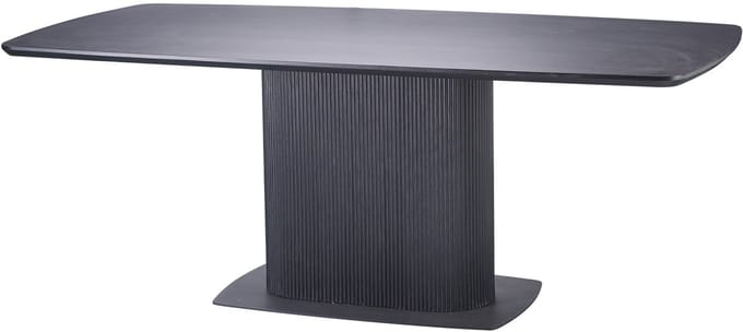 Daleton | Eettafel 200x100 Zwart MDF