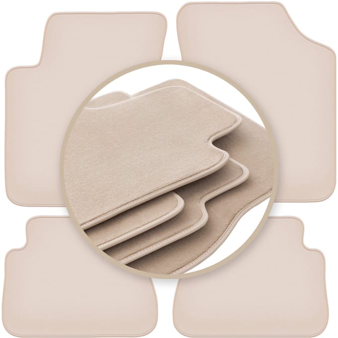PREMIUM beige matten voor: Kia Picanto I hatchback 2003-2011