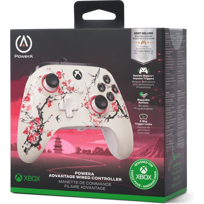 PowerA Advantage controller met kabel voor de Xbox Series X|S - Strijdersnirwana