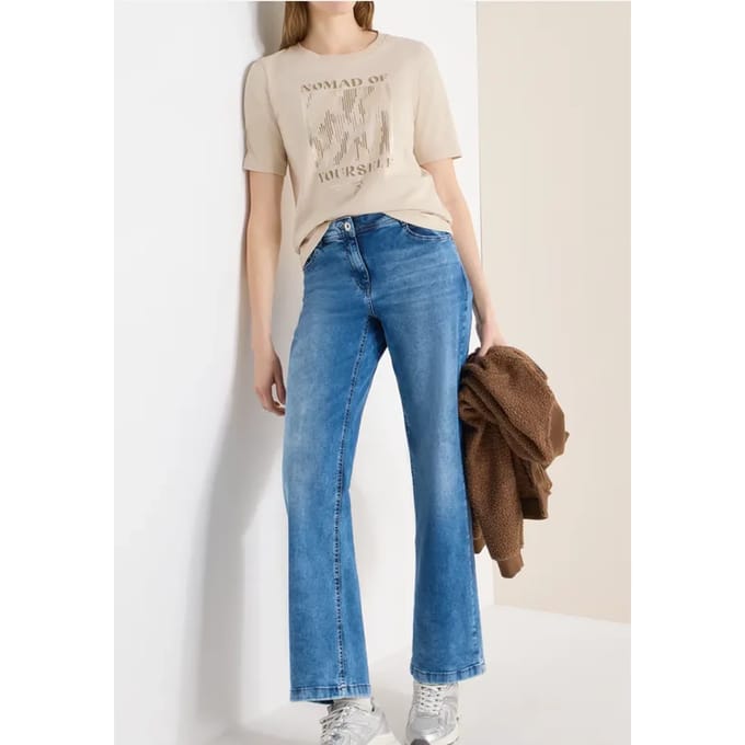 Shirt met print aan de voorkant
