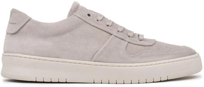 Hinson bennet sonder eight sneakers heren grijs suède