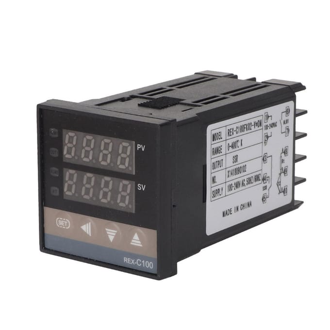 0400 celsius Digitale LED PID Temperatuurregelaar Thermostaat Kit AC110V240V gray