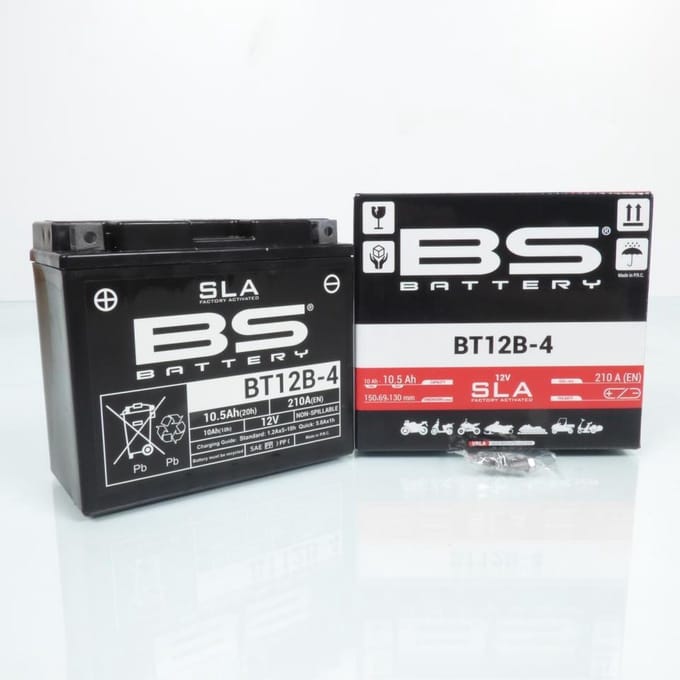 SLA BS-accu voor Ducati 821 Hyperstrada 2014-2015 YT12B-4 / 12 V 10,5 Ah nieuw