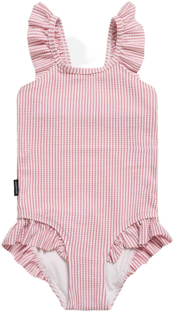 Seaside Seersucker Badpak – Badpak voor kinderen – Maat 122/128