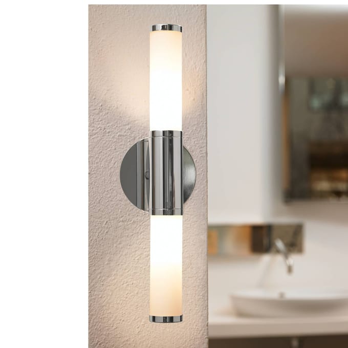 EGLO Aantrekkelijke wandlamp Palmo 2 lichts chroom