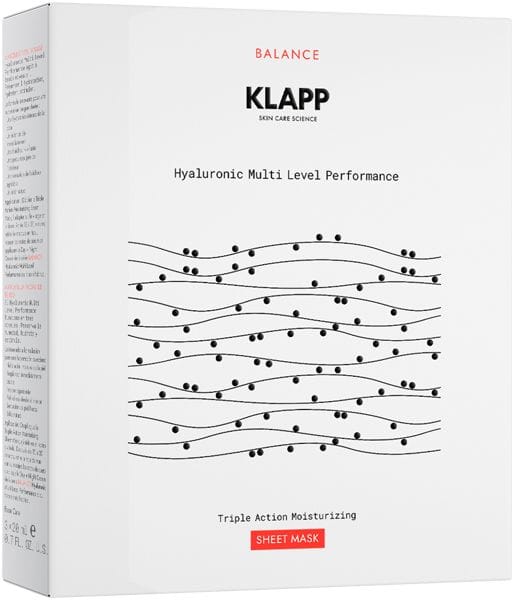 KLAPP Hyaluron Triple Action Moisture Sheet Mask Maskers van stof Unisex