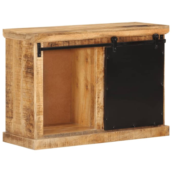 vidaXL - Dressoir - 80x30x55 - cm - massief - ruw - mangohout