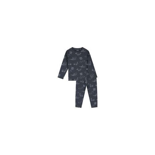 Prénatal peuter pyjama vliegtuig Dark Bluegrey 92 heren