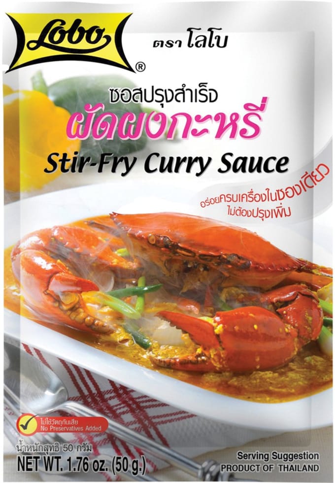 Lobo Curry-roerbaksaus 12 x 50 g