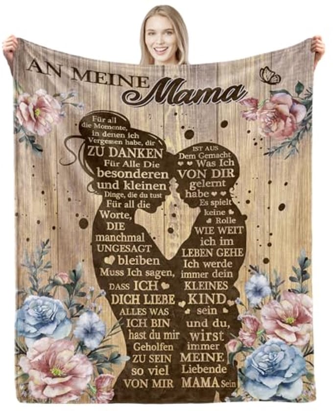 Zachte Flanellen Deken voor Mama - Het Perfecte Verjaardag- en Moederdagcadeau