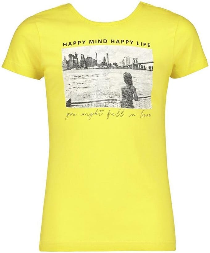 Blue Seven meiden t-shirt - geel - Maat 152
