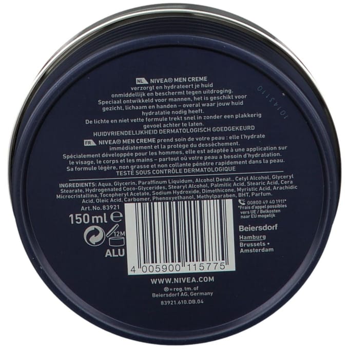 NIVEA MEN Crème - 150 ml - Bodycrème