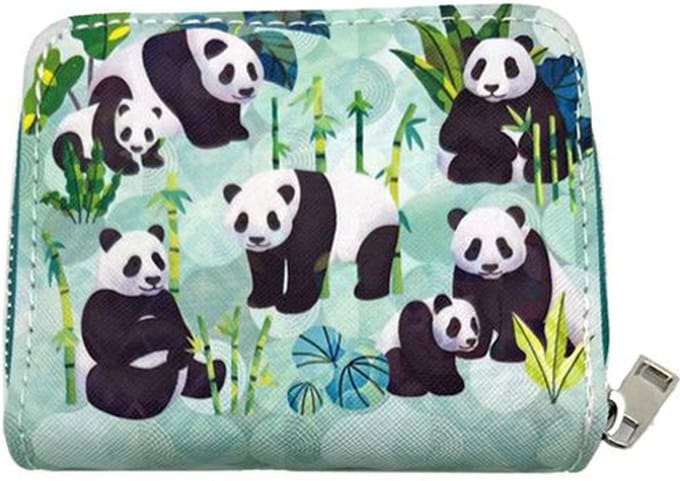 Portemonnee Panda's Rondrits - Small - 9x11x2cm
