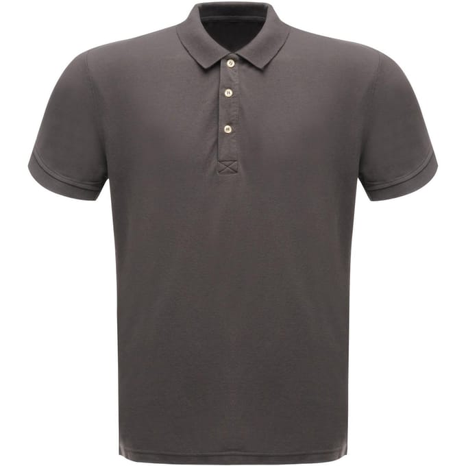 Regatta Klassiek Heren 65/35 Poloshirt met korte mouwen (Afdichting Grijs)