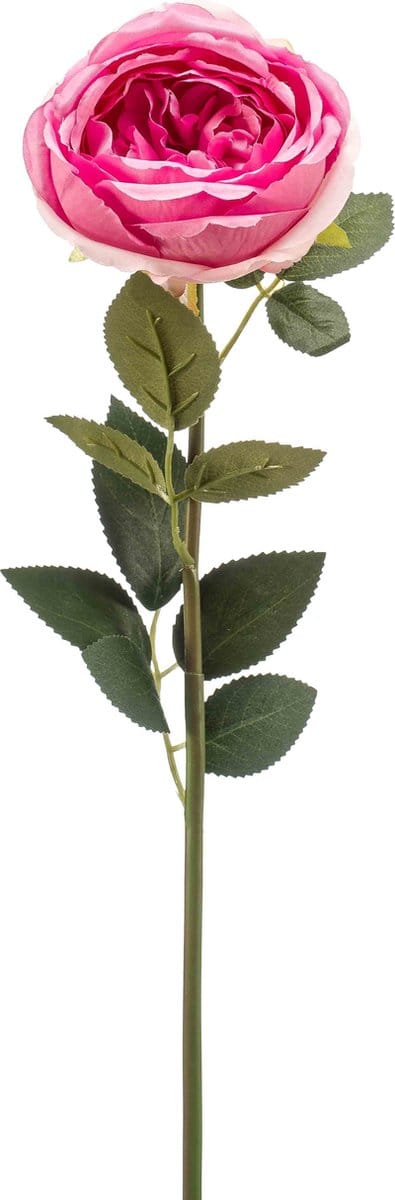Emerald - Kunstbloem Roos Joelle 65cm beauty - Kunstplant voor binnen