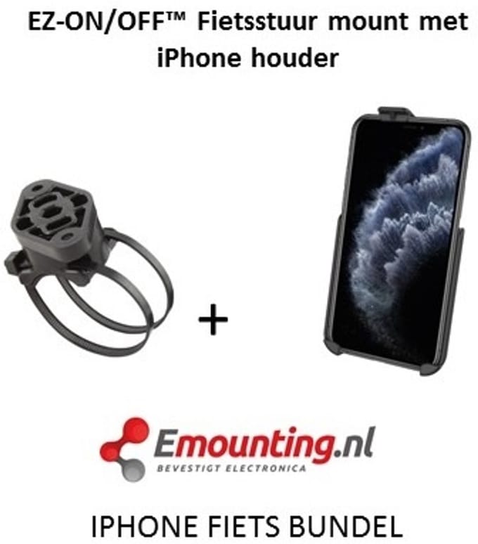 EZ-On/Off™ iPhone 11 PRO MAX Fietsset RAP-274-1-AP30U
