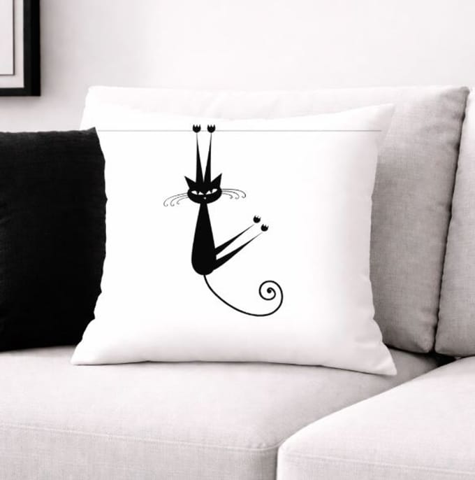 Whisker Whimsy Collection Kussenhoes - 45x45 cm