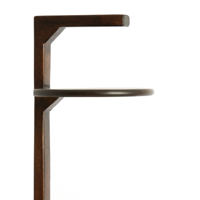 Light & Living Bijzettafel Delmino - Chocoladebruin - Ø26x77cm - Modern