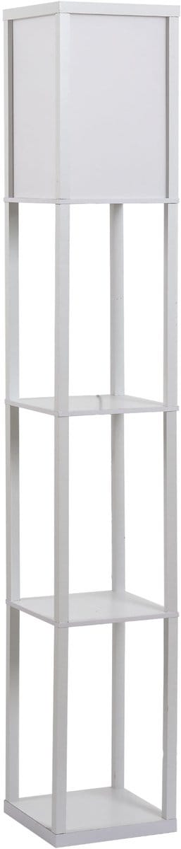 HOMCOM - Staande lamp - met planken - robuust - waterafstotend