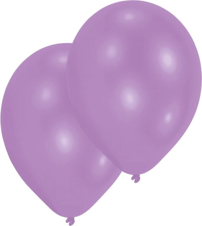 Amscan Ballonnen Metallic Lila 10 Stuks 28 Cm