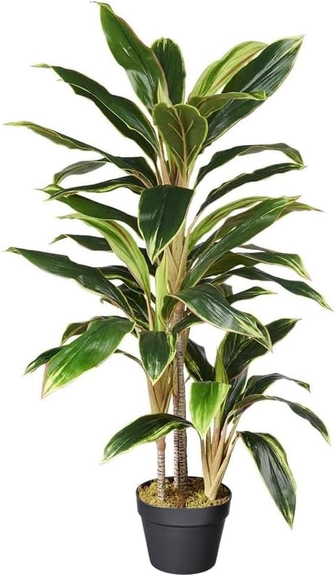 Kunstplant / Kunstlelie / - Kamerplanten - Groene plant - Groot - Hoogte 100 cm