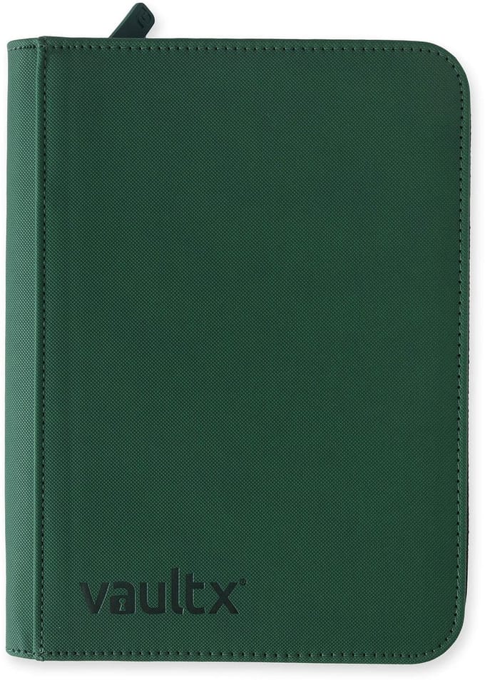 Vault X 4-Pocket Exo-Tec® Zip Binder - Verzamelmap - 160 Kaarten/Groen