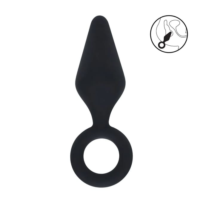 Levelz - Siliconen Anaal Plug met Ring - Maat S