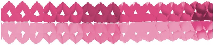 Amscan by Riethmuller - Riethmüller - Baby Roze Mini Guirlande (2 stuks)