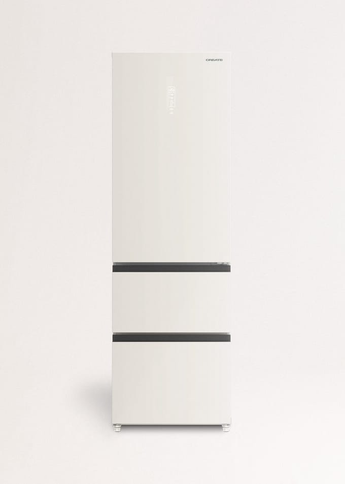 CREATE - 401L koelkast in Italiaanse stijl met Space Pro en Care+ - Gebroken wit - FRIDGE STUDIO COMBI PRO FLEX 401